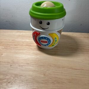 Fisher-Price Interactive Cup Toy - Green, White, and Red